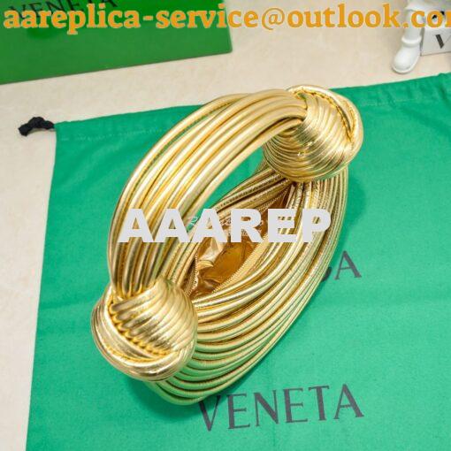 Replica Bottega Veneta Double Knot Mini Bag 680934 Gold 8