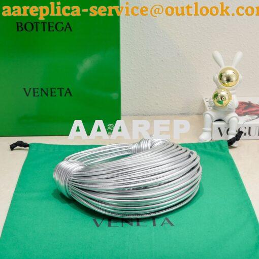 Replica Bottega Veneta Double Knot Mini Bag 680934 Silver 3