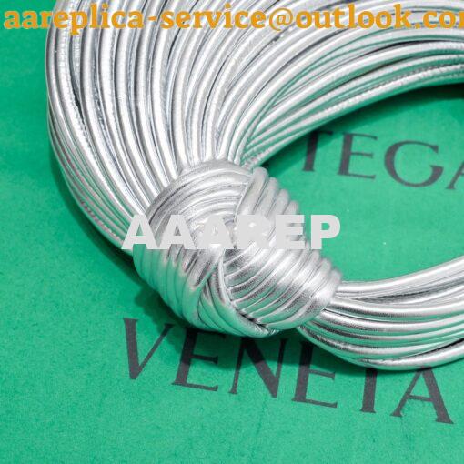 Replica Bottega Veneta Double Knot Mini Bag 680934 Silver 5