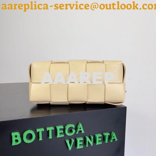 Replica Bottega Veneta BV Small Brick Cassette Calfskin 729251 Ice Cre 3