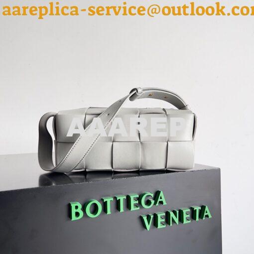 Replica Bottega Veneta BV Small Brick Cassette Calfskin 729251 Agate G 4