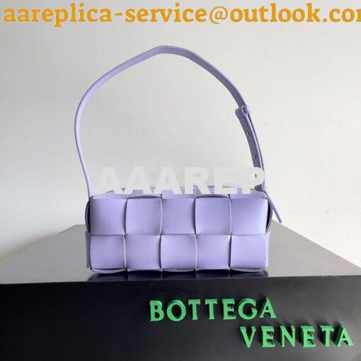 Replica Bottega Veneta BV Small Brick Cassette Calfskin 729251 Amethys