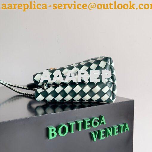 Replica Bottega Veneta BV Small Andiamo 766014 Emerald green / glacier 5