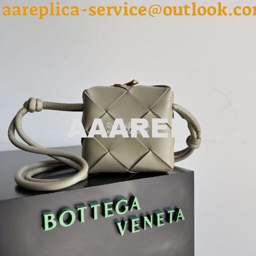 Replica Bottega Veneta BV Mini Cassette Camera Bag 701915 Travertine