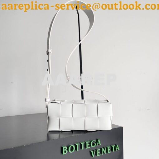 Replica Bottega Veneta BV Small Brick Cassette Calfskin 729251 White
