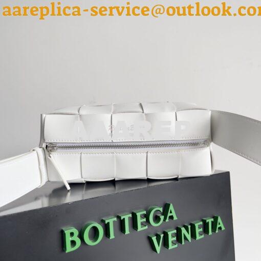 Replica Bottega Veneta BV Small Brick Cassette Calfskin 729251 White 4