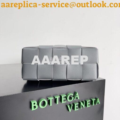 Replica Bottega Veneta BV Small Brick Cassette Calfskin 729251 Thunder 9