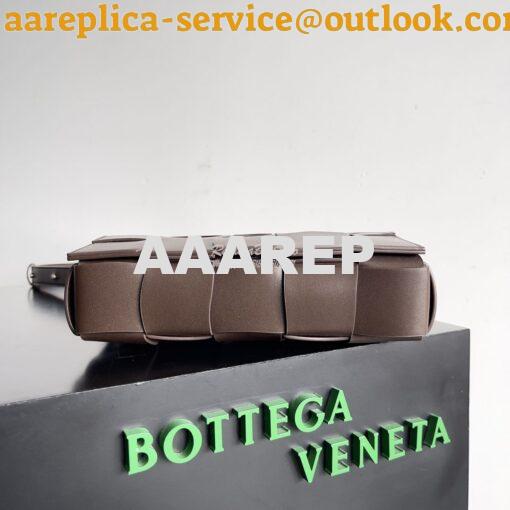 Replica Bottega Veneta BV Cassette Wave Checked Calfskin 755161 Light 8