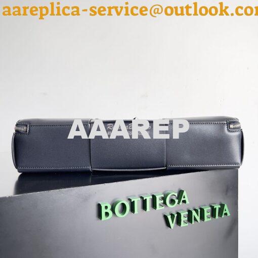 Replica Bottega Veneta BV Arco Briefcase Intreccio leather 680120 Blac 9