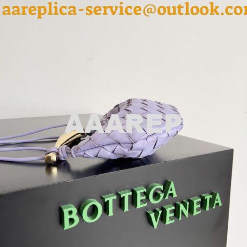 Replica Bottega Veneta BV Mini Sardine in Lambskin 744267 Amethyst 3