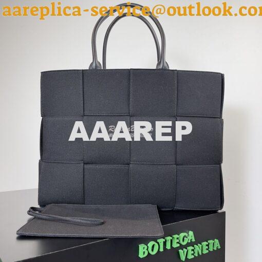 Replica Bottega Veneta BV Large Arco Tote Bag 718401 black