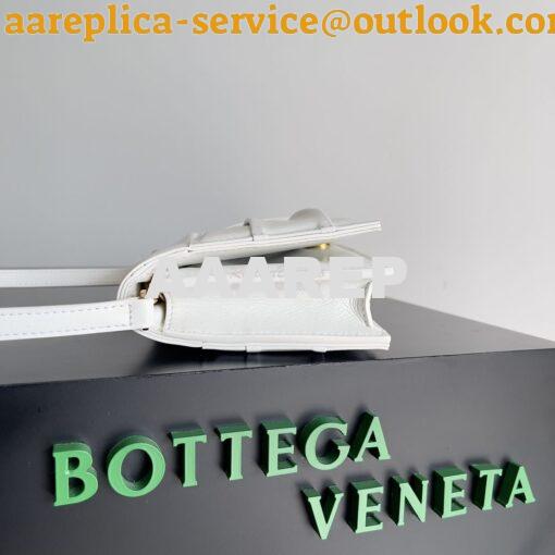 Replica Bottega Veneta BV Mini Cassette white Cross-Body Bag 731243 3