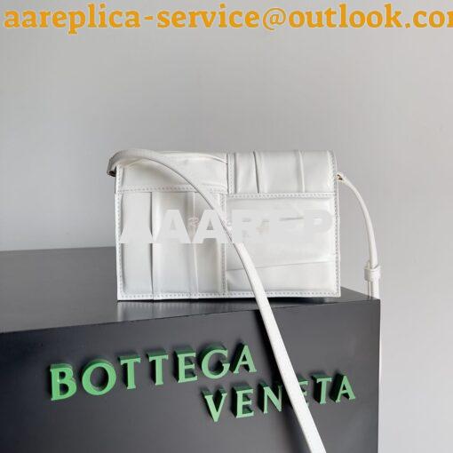 Replica Bottega Veneta BV Mini Cassette white Cross-Body Bag 731243 5