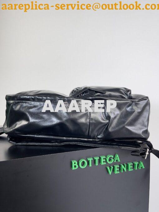Replica Bottega Veneta BV Medium Archetype Backpack in black lambskin 3