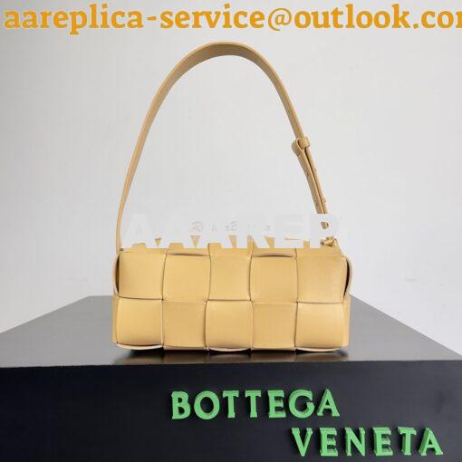 Replica Bottega Veneta BV Small Brick Cassette Bag 729166 almond
