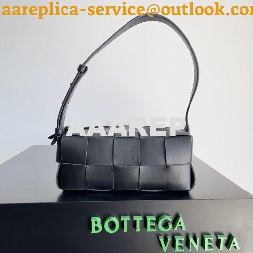 Replica Bottega Veneta BV Small Brick Cassette Bag 729166 black