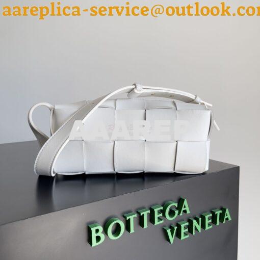 Replica Bottega Veneta BV Small Brick Cassette Bag 729166 white 2