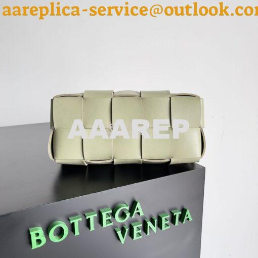 Replica Bottega Veneta BV Small Brick Cassette Bag 729166 light green 4