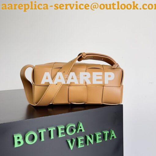 Replica Bottega Veneta BV Small Brick Cassette Bag 729166 Caramel 4