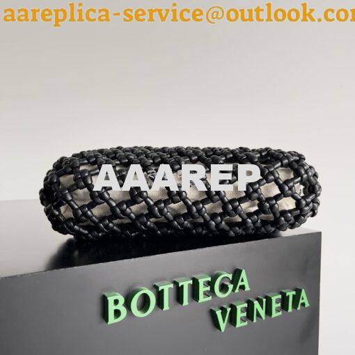 Replica Bottega Veneta BV Double Knot Top Handle Bag 717151 black 3
