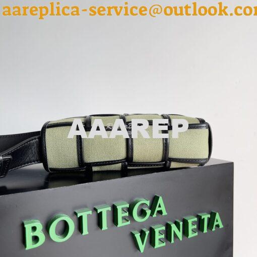 Replica Bottega Veneta BV Cassette Phone Pouch 742996 crocodile green 2
