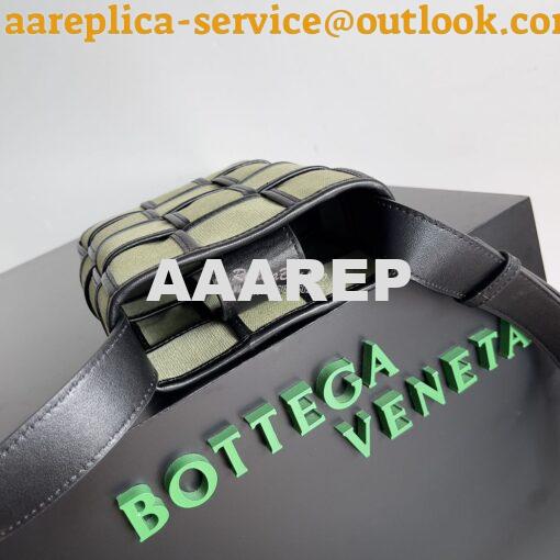 Replica Bottega Veneta BV Cassette Phone Pouch 742996 crocodile green 6
