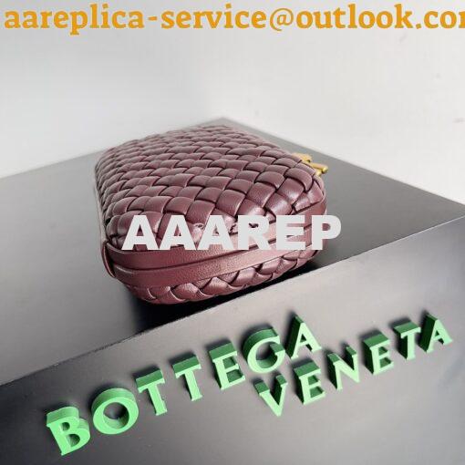 Replica Bottega Veneta BV Knot Minaudière clutch soft padded Intreccio 4