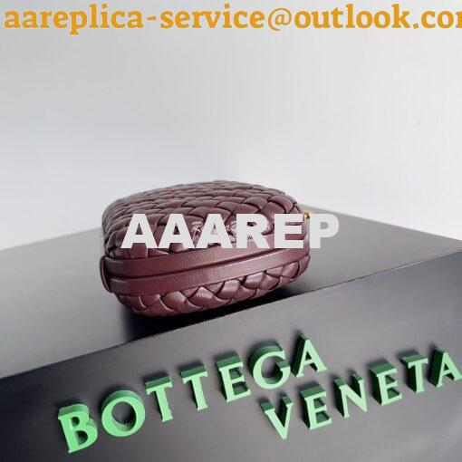 Replica Bottega Veneta BV Knot Minaudière clutch soft padded Intreccio 5