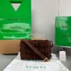 Replica Bottega Veneta BV Padded Cassette Bag in Suede Dark Brown 5919