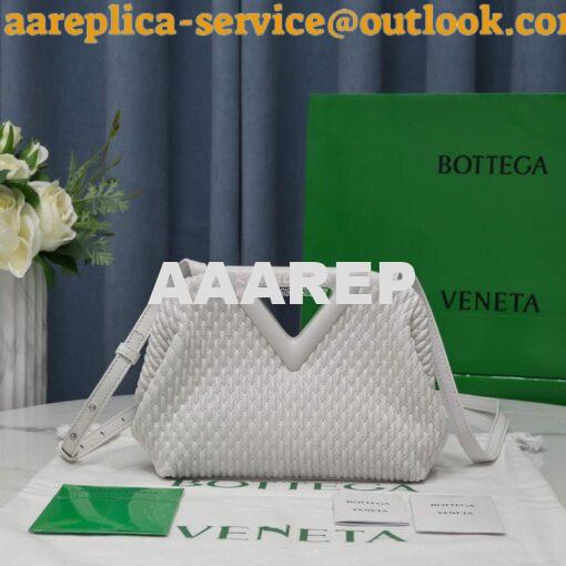 Replica Bottega Veneta BV Point Losange Quilted Leather Top Handle Bag 2