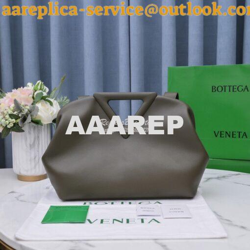 Replica Bottega Veneta BV Point Medium Leather Top Handle Bag 652446 C