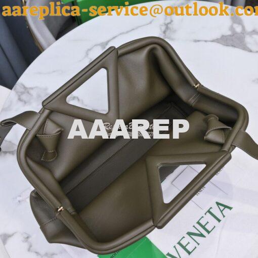 Replica Bottega Veneta BV Point Medium Leather Top Handle Bag 652446 C 5