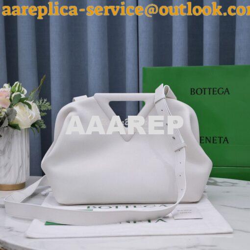 Replica Bottega Veneta BV Point Medium Leather Top Handle Bag 652446 C 2