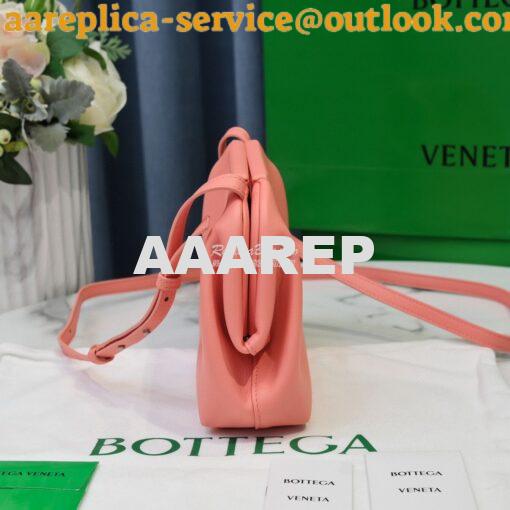 Replica Bottega Veneta BV Point Leather Top Handle Bag 658476 Peachy 3