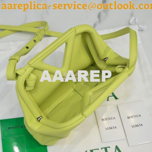 Replica Bottega Veneta BV Point Leather Top Handle Bag 658476 Seagrass 7