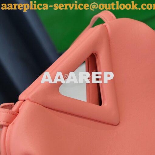 Replica Bottega Veneta BV Point Leather Top Handle Bag 658476 Peachy 4