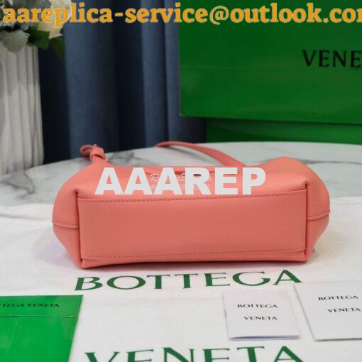 Replica Bottega Veneta BV Point Leather Top Handle Bag 658476 Peachy 7