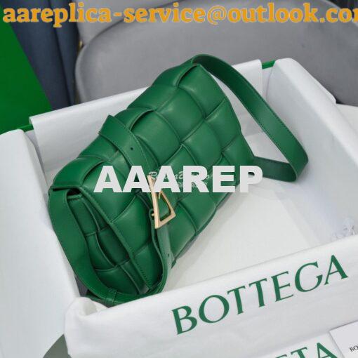 Replica Bottega Veneta BV Padded Cassette Bag in Racing Green Lambskin 2