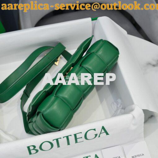 Replica Bottega Veneta BV Padded Cassette Bag in Racing Green Lambskin 8