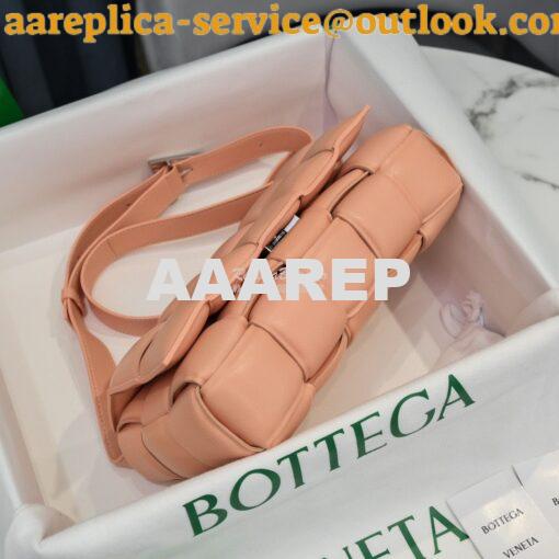 Replica Bottega Veneta BV Padded Cassette Bag in Peachy Lambskin 59197 5