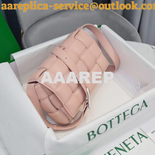 Replica Bottega Veneta BV Padded Cassette Bag in Light Pink Lambskin 5 2