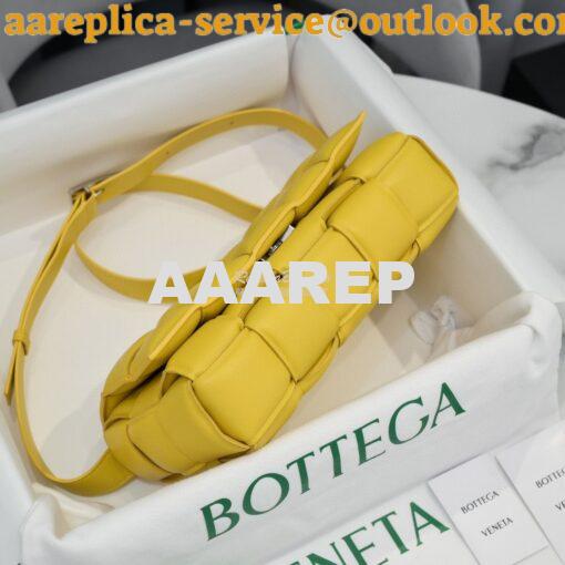 Replica Bottega Veneta BV Padded Cassette Bag in Yellow Lambskin 59197 6
