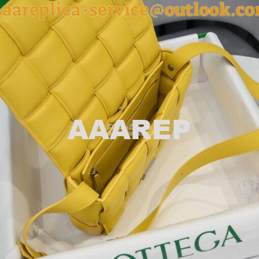 Replica Bottega Veneta BV Padded Cassette Bag in Yellow Lambskin 59197 7