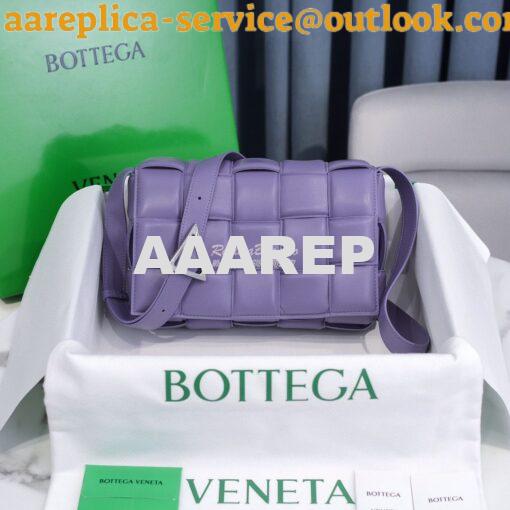 Replica Bottega Veneta BV Padded Cassette Bag in Lavender Lambskin 591