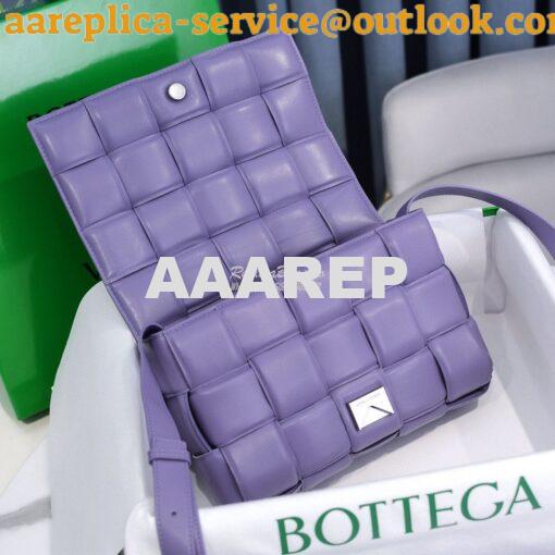 Replica Bottega Veneta BV Padded Cassette Bag in Lavender Lambskin 591 6