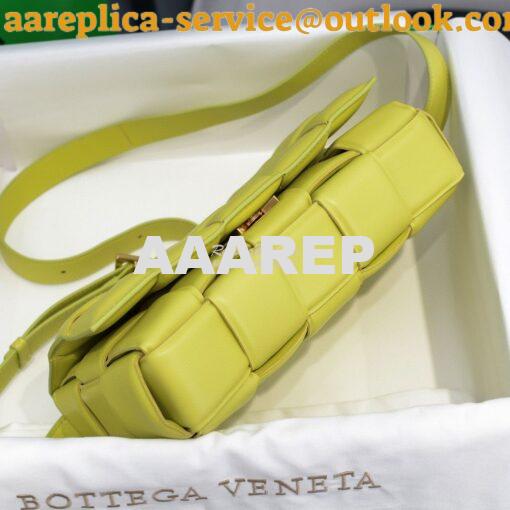 Replica Bottega Veneta BV Padded Cassette Bag in Seagrass Lambskin 591 3