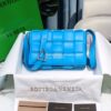 Replica Bottega Veneta BV Padded Cassette Bag in Blue Lambskin 591970v