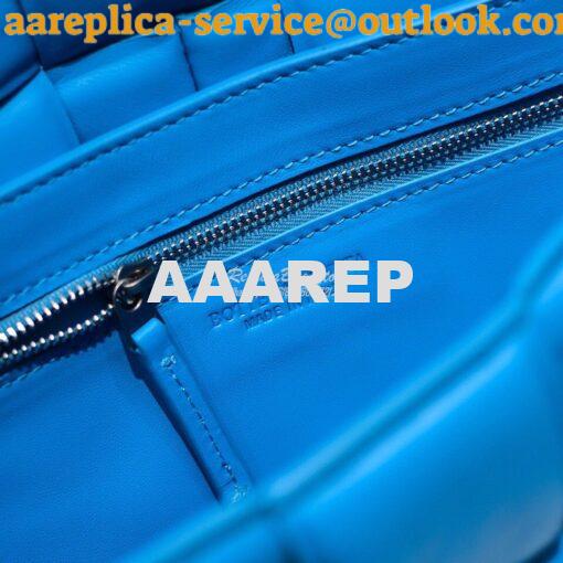 Replica Bottega Veneta BV Padded Cassette Bag in Blue Lambskin 591970v 7