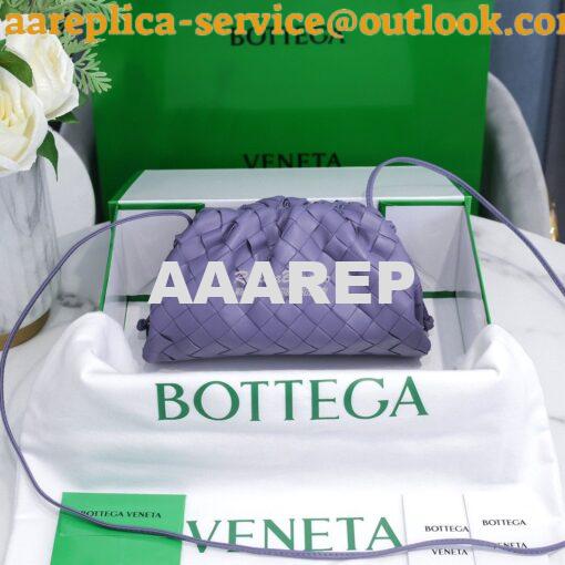 Replica Bottega Veneta BV The Pouch 20 Intrecciato 585852 Lavender