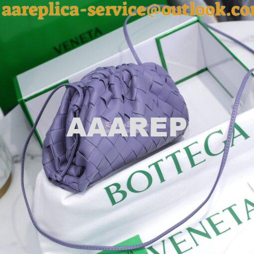 Replica Bottega Veneta BV The Pouch 20 Intrecciato 585852 Lavender 3